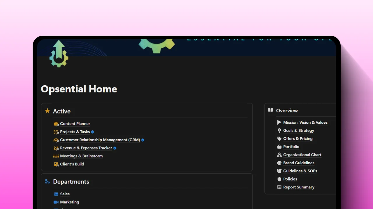 Dashboard system preview